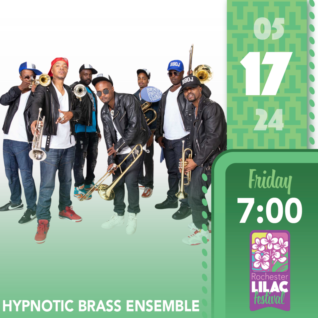 Hypnotic Brass Ensemble at the Rochester Lilac Festival