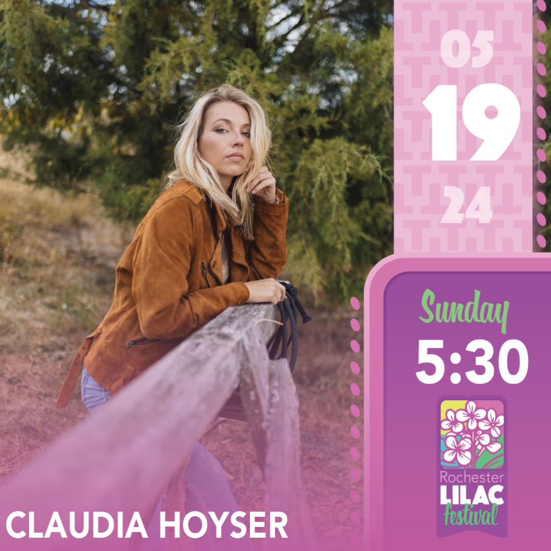 Claudia Hoyser at the Rochester Lilac Festival