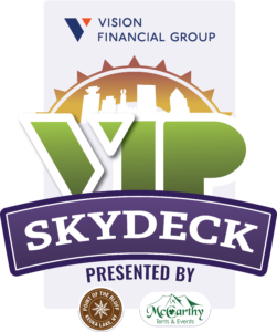 Vision Financial Group VIP SkyDeck presented by Point of the Bluff Vineyards and McCarthy Tents and Events